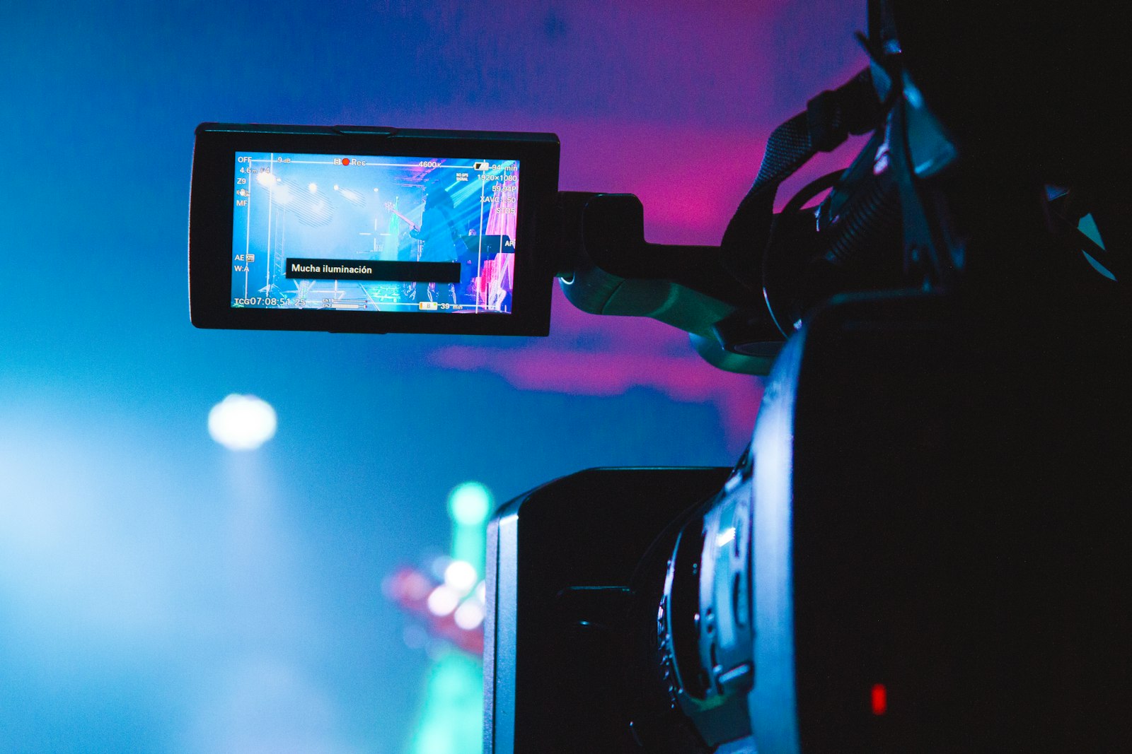 Video waveform display screen