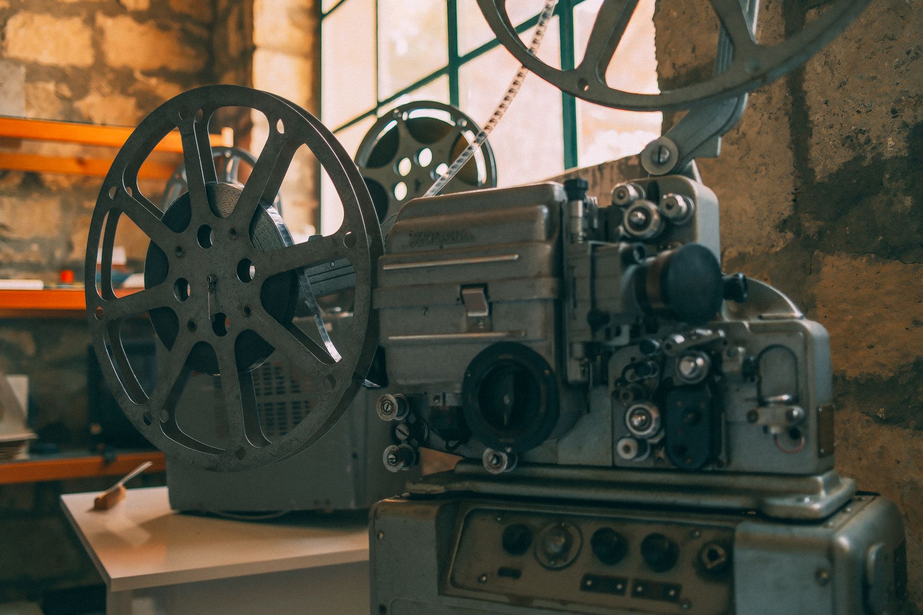 Vintage cinema reel film