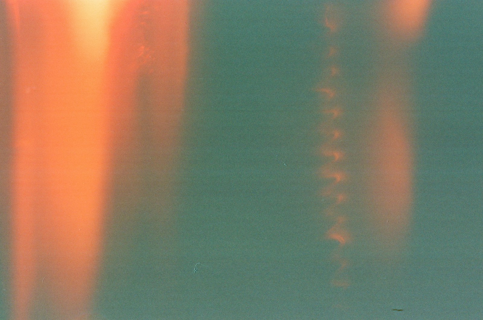 Vintage film light leak