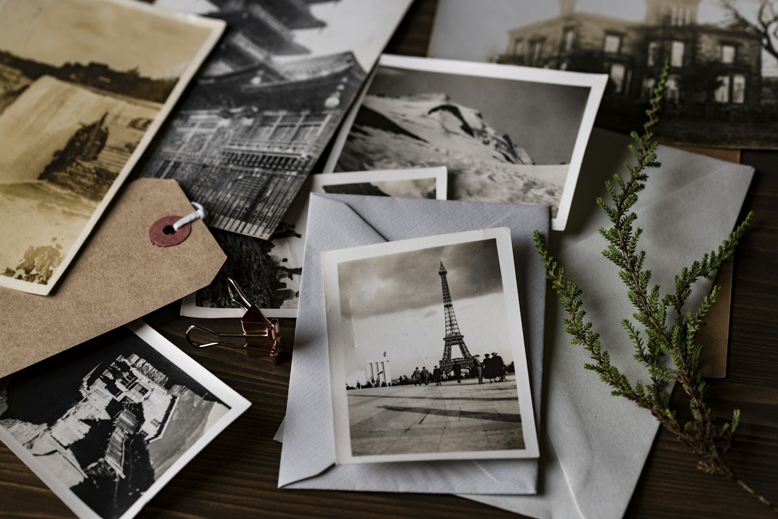 Vintage photo vignette