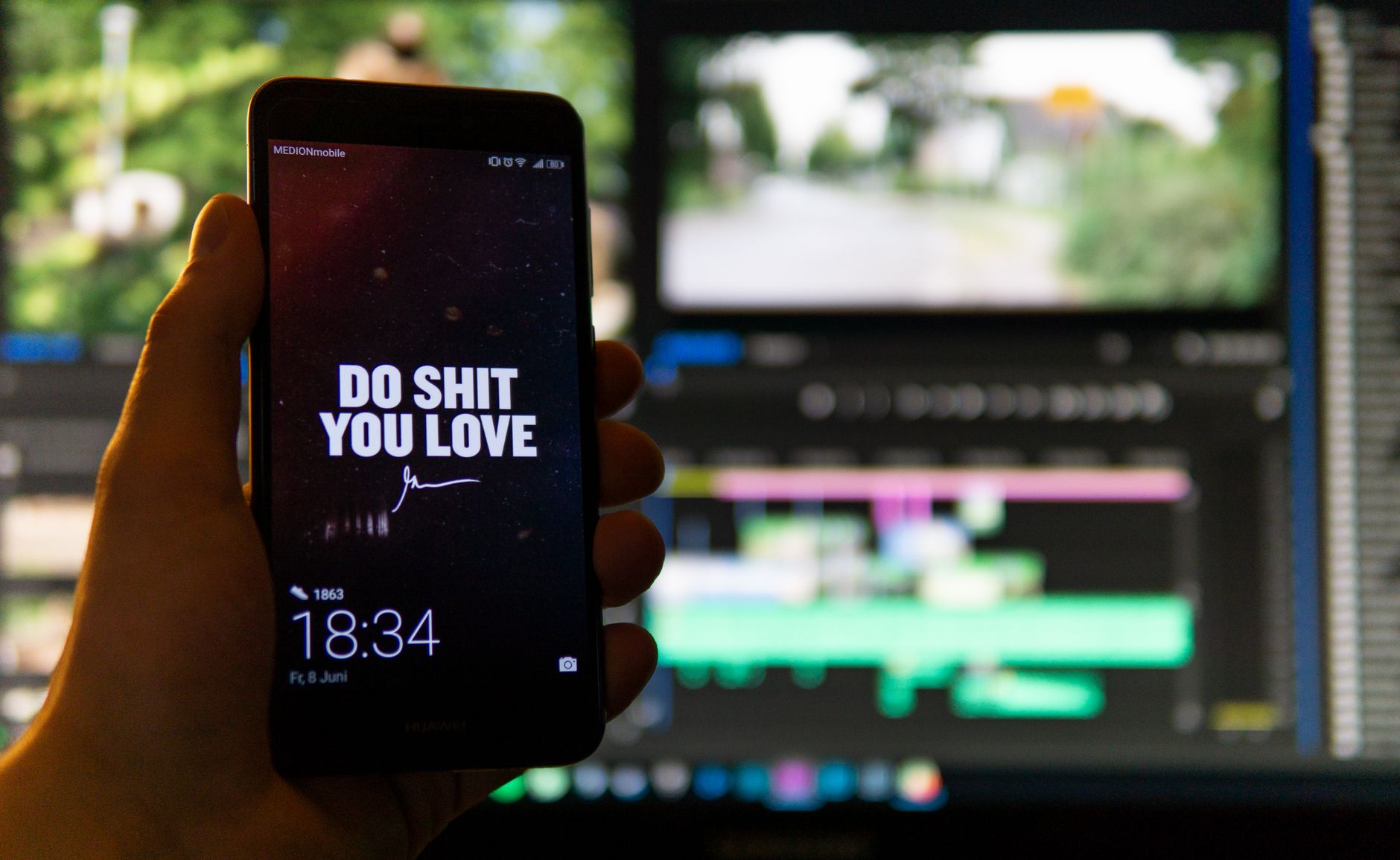 Watermark video editing