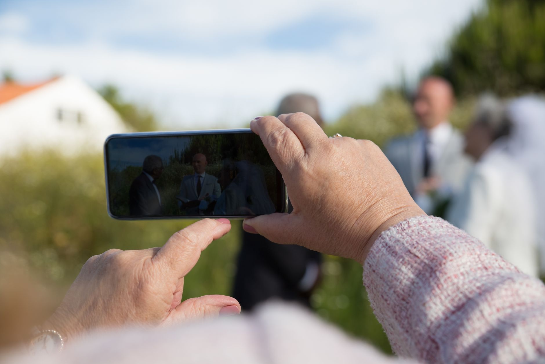 Wedding video emotional moment