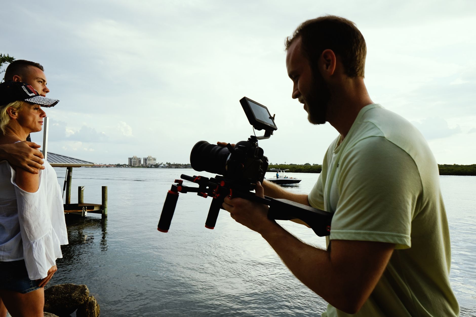 Wedding videography couple