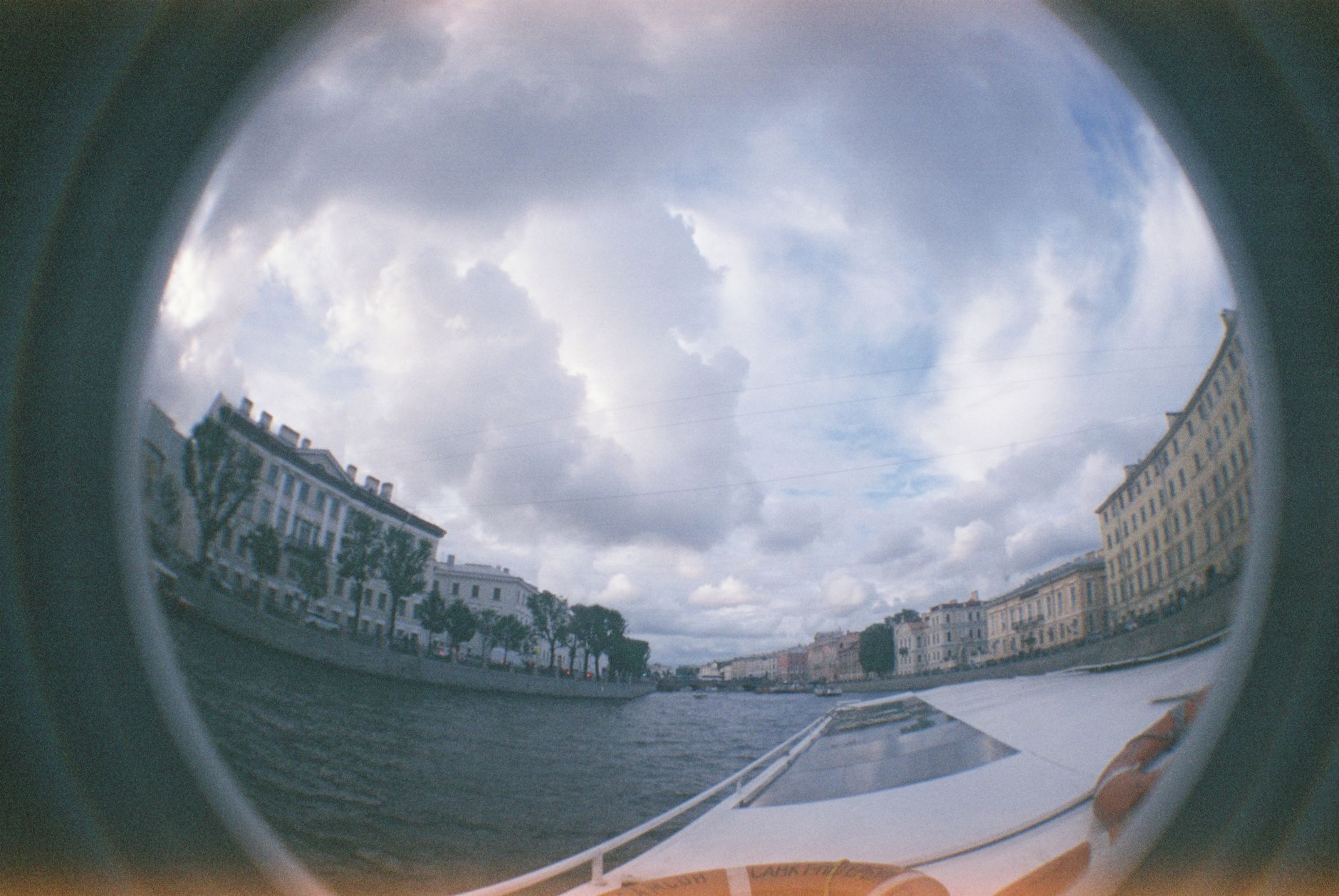 Wide angle lens distortion